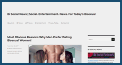 Desktop Screenshot of bisocialnews.com